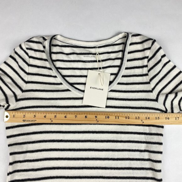 NWT Everlane The Vintage Rib Scoop-Neck Top Women's Size Small - Picture 11 of 13